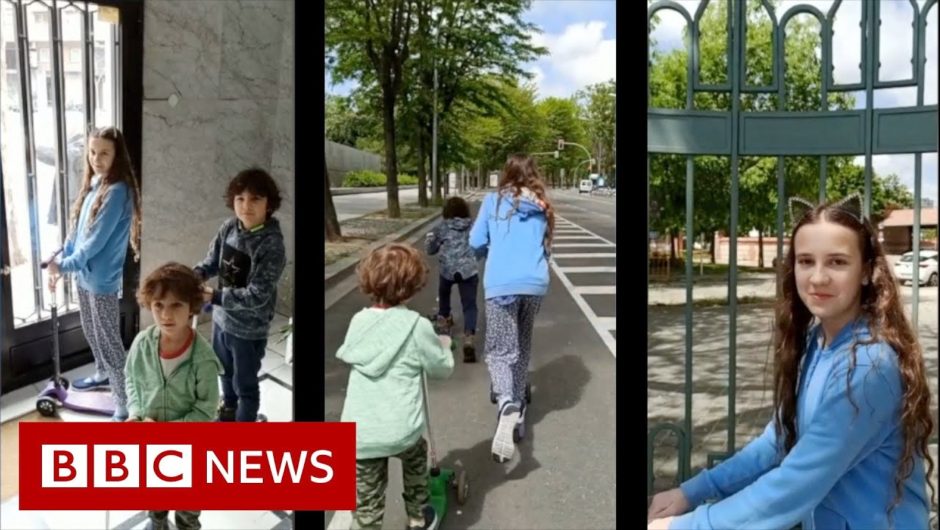 Coronavirus: Spain eases lockdown measures to allow children outside – BBC News