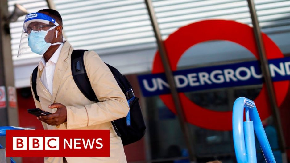 Coronavirus: Train stations put crowd-control measures in place – BBC News