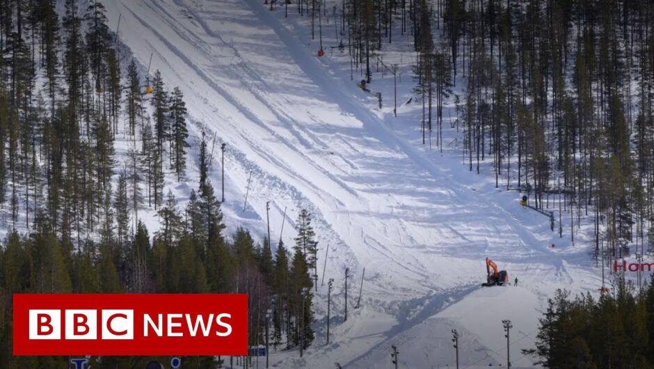 Coronavirus: The ski resort saving snow for next season – BBC News