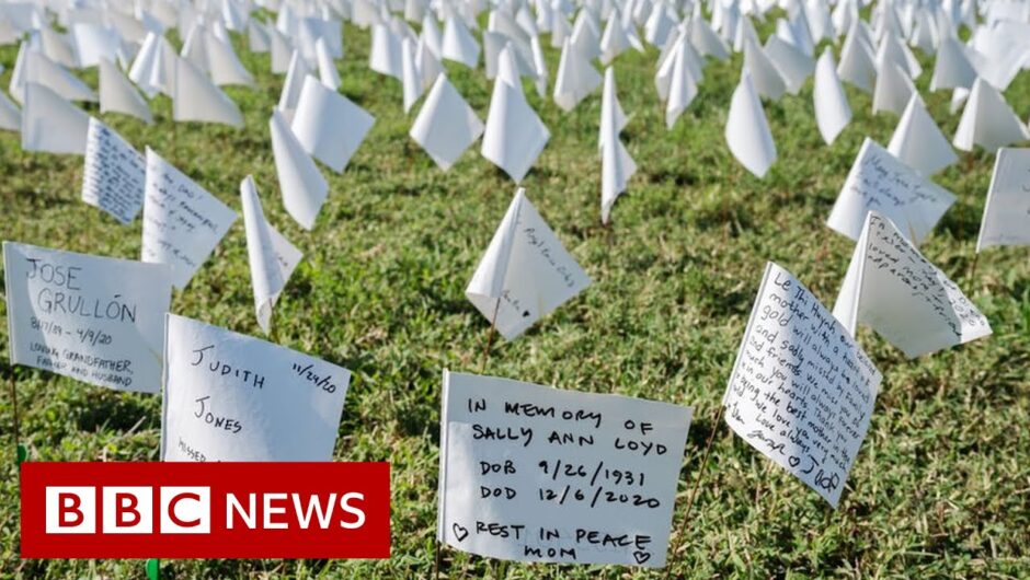 United States passes one million Covid deaths – BBC News