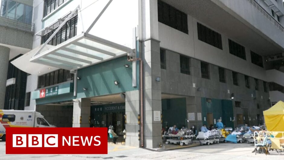 Hong Kong's hospitals overwhelmed amid spike in Covid cases – BBC News