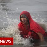 Thousands attend Hindu festival amid Covid surge – BBC News