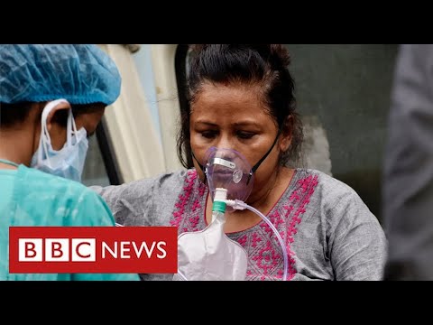 Hospitals in India run out of oxygen as its Covid cases hit world record levels – BBC News